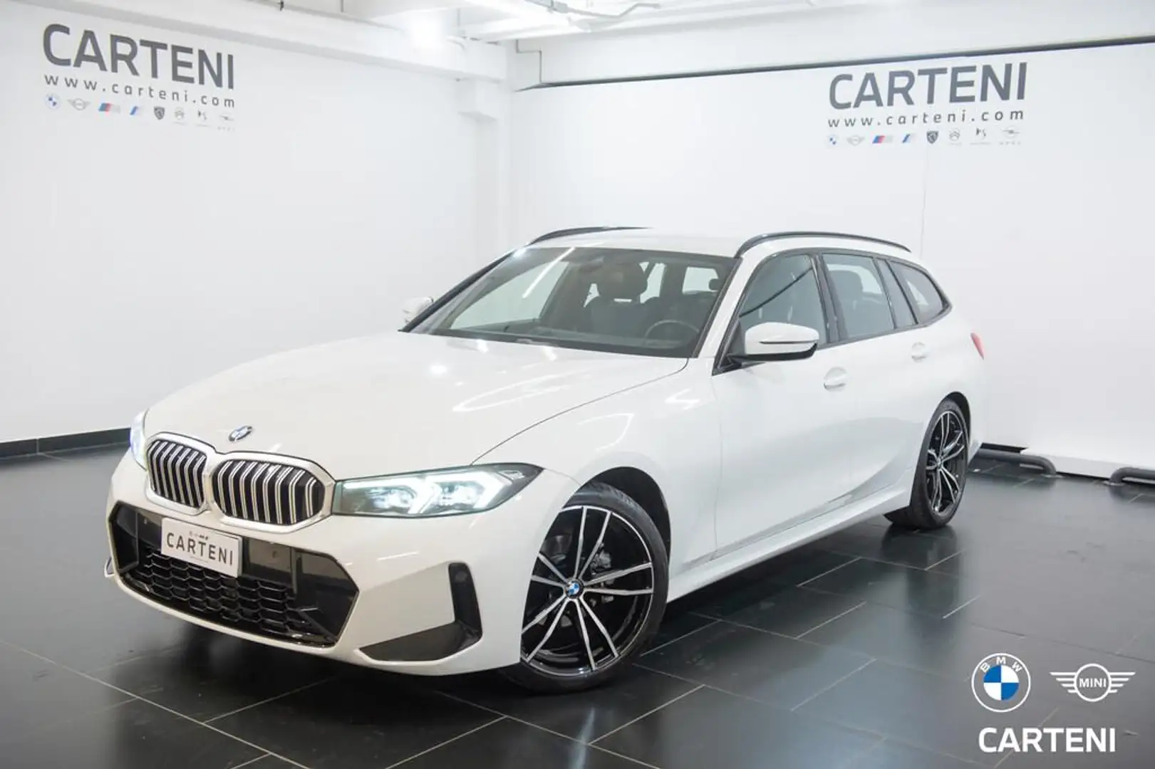 BMW 318 d Touring mhev 48V Msport auto Blanco - 1