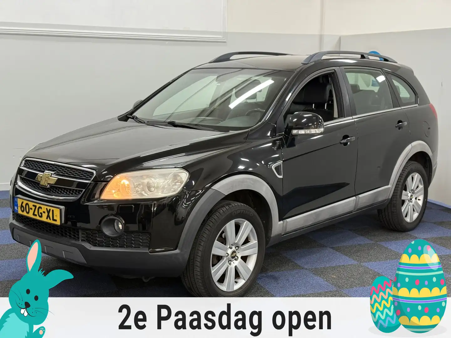 Chevrolet Captiva 3.2i Executive / AUTOMAAT / 7 PERSN / NAVI MULTIEM Negro - 1