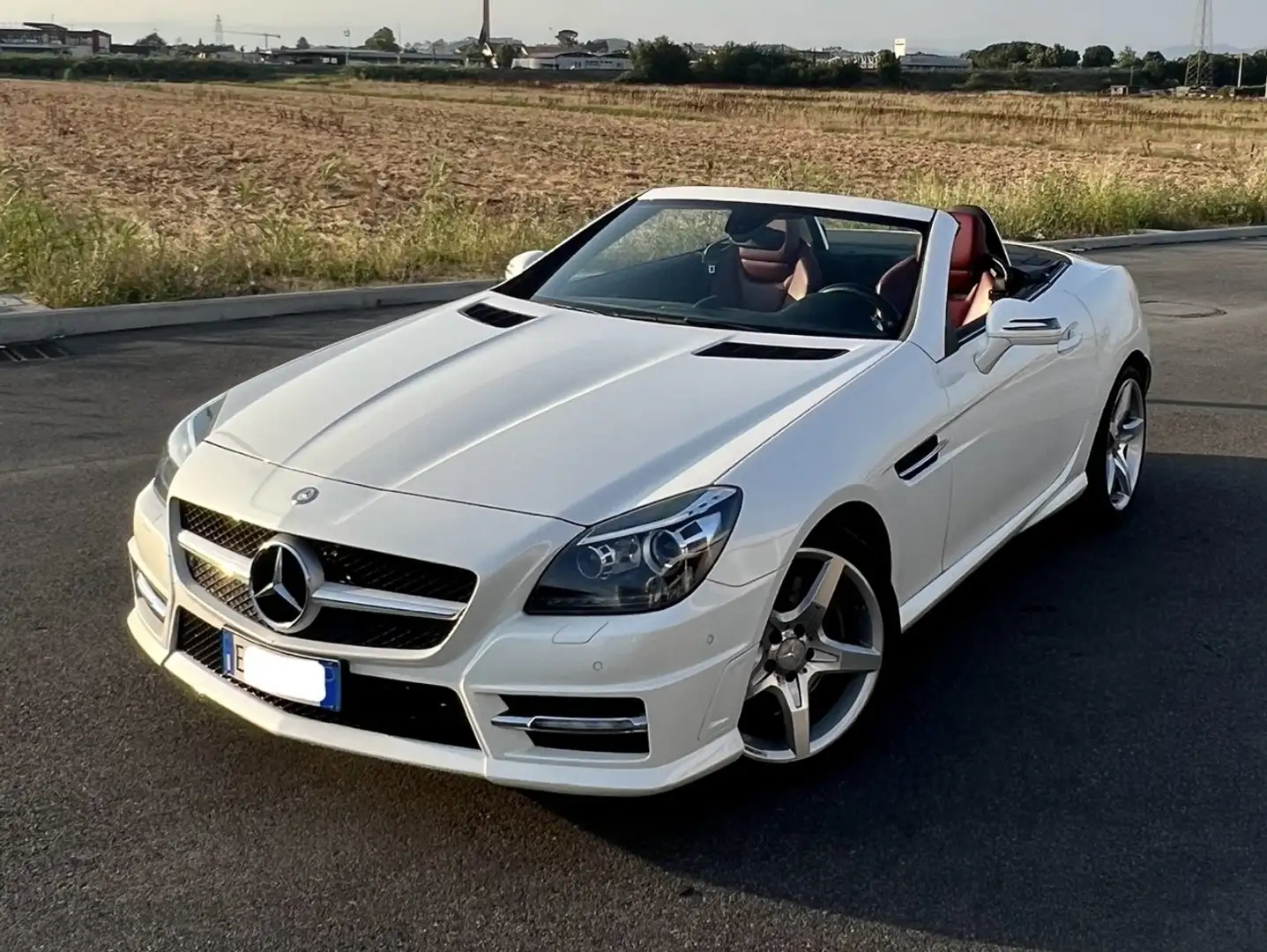 Mercedes-Benz SLK 250 (cgi be) Premium auto Blanc - 1