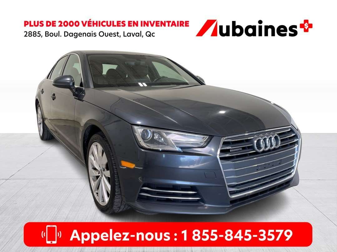 2017 Audi A4 Komfort quattro Mags Cuir Toit Sièges Chauffants
