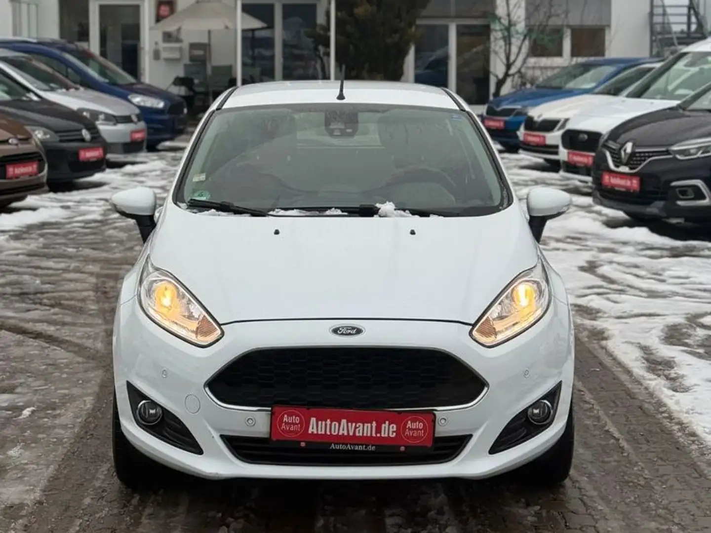 Ford Fiesta 1.0 Celebration*8-FACH*SHZ*PDC*NAVI*BCM* Blanc - 2