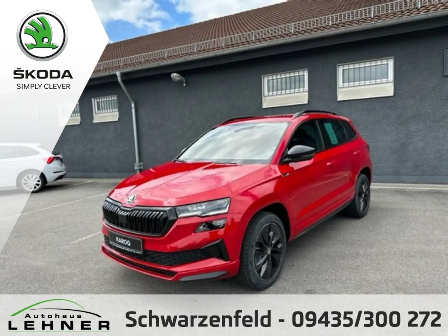 Skoda Karoq SPORTLINE GARANTIE+MATRIX+NAVIüSmartLink+LM+AMBIEN Rot - 1