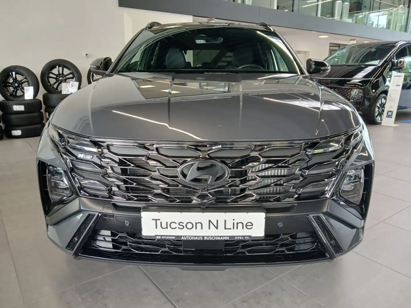 Hyundai TUCSON 1.6 T-GDi 2WD DCT N Line +VOLL+ Grau - 2