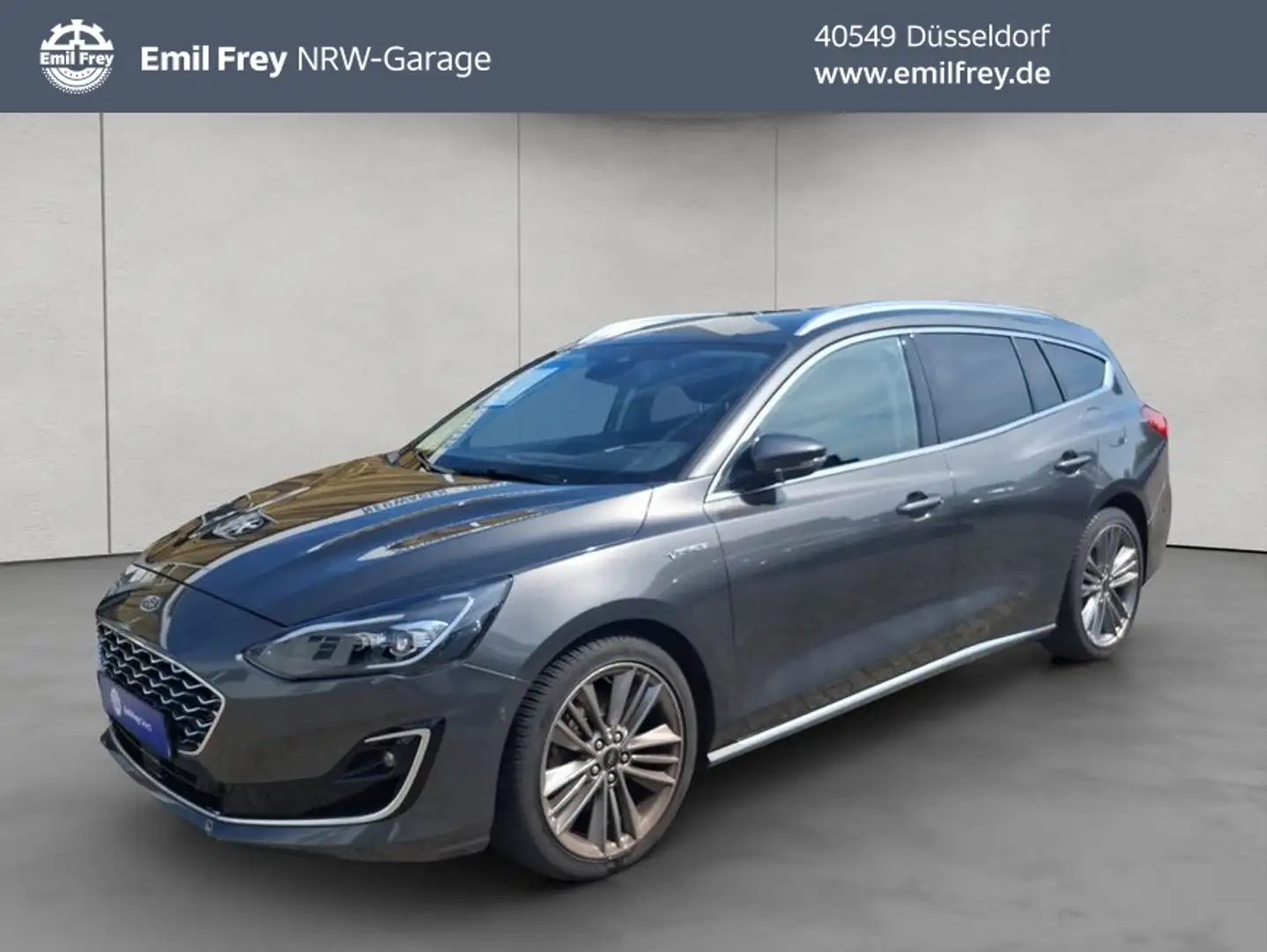 Ford Focus Turnier 2.0 EcoBlue VIGNALE AHK+NAVI+LED+B&O Grigio - 1