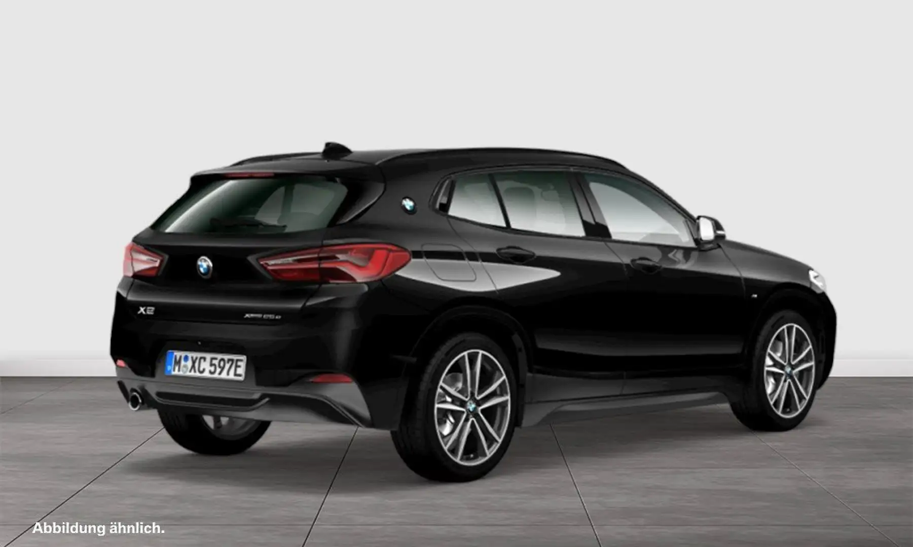 BMW X2 xDrive25e A M Sport HUD PANO RFK NAVI LED LM Schwarz - 2