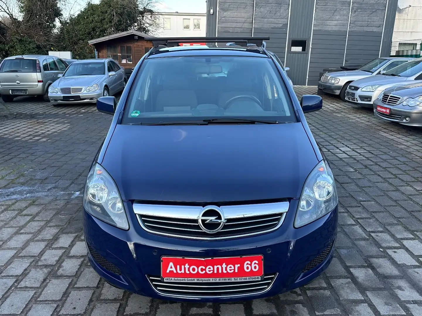 Opel Zafira B Family*TEMPO*TÜVNEU*2.HAND*7-SITZER*PDC Blau - 2