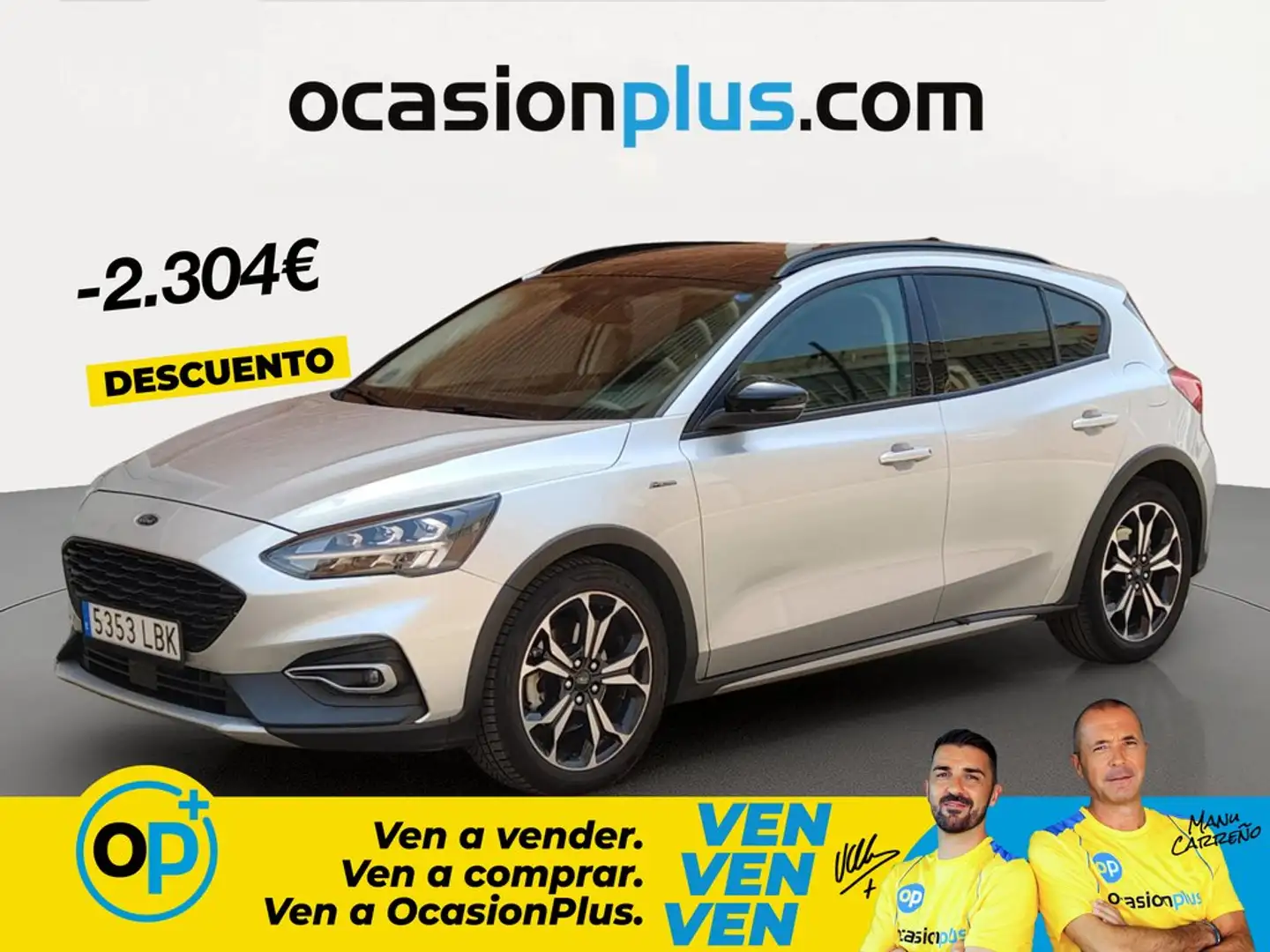 Ford Focus 1.0 Ecoboost Active 125 Gris - 1