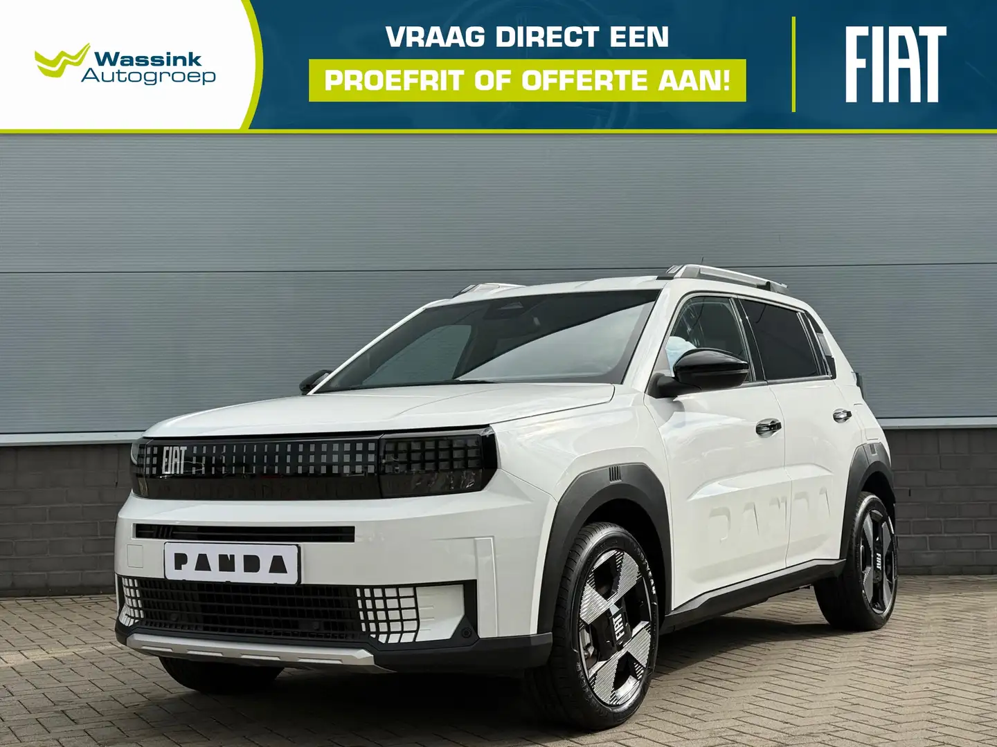Fiat Grande Panda 44kWh 113pk La Prima | Stoel- en stuurverwarming | Wit - 1
