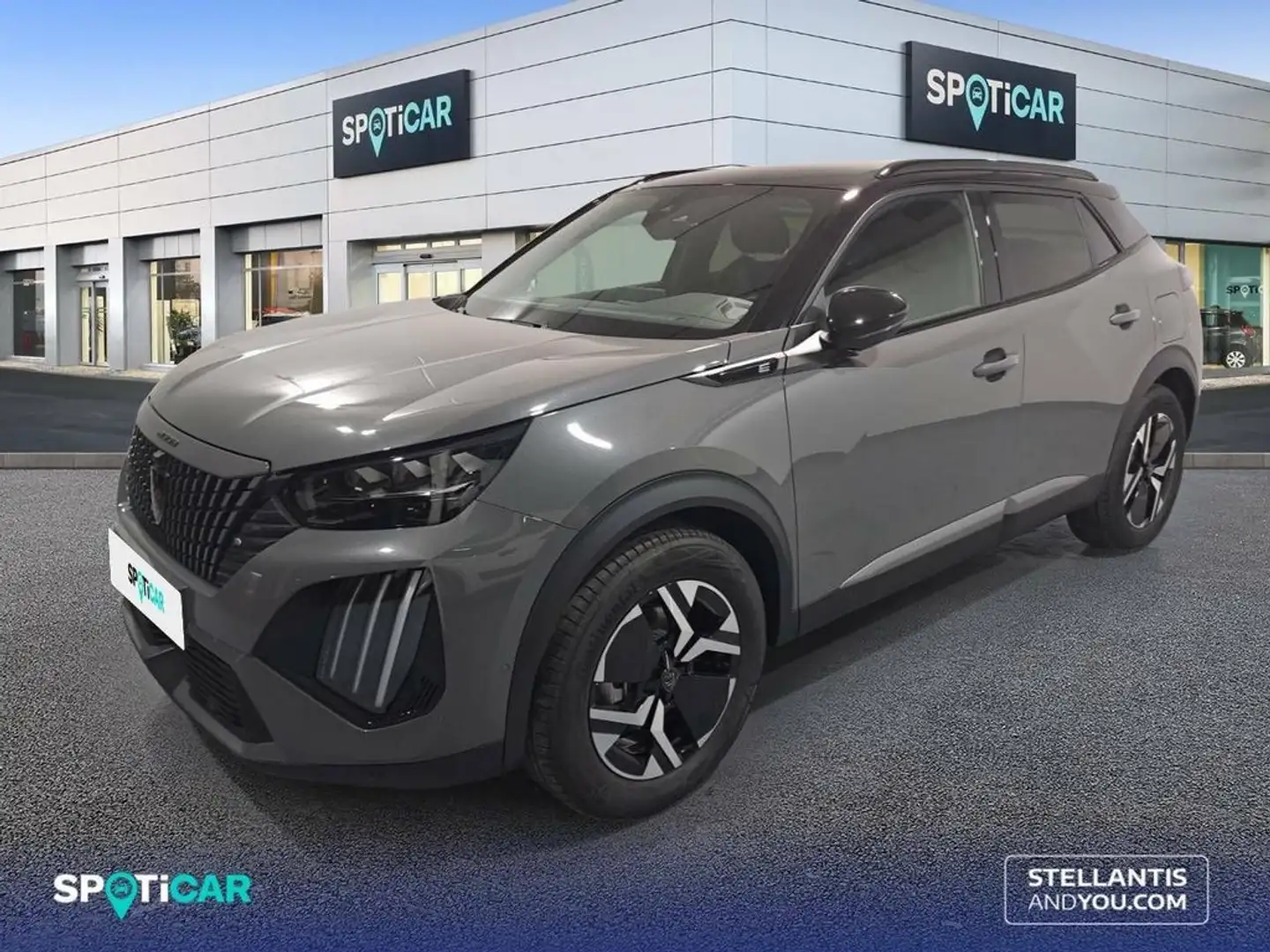 Peugeot 2008 Eléctrico 136 (100kW) GT Gris - 1