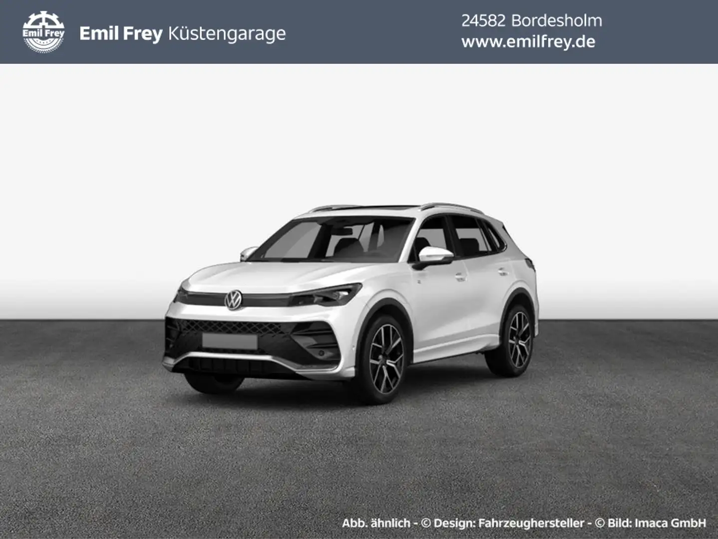 Volkswagen Tiguan 1.5 eTSI DSG Goal Plus AHK/Kamera/Navi Weiß - 1