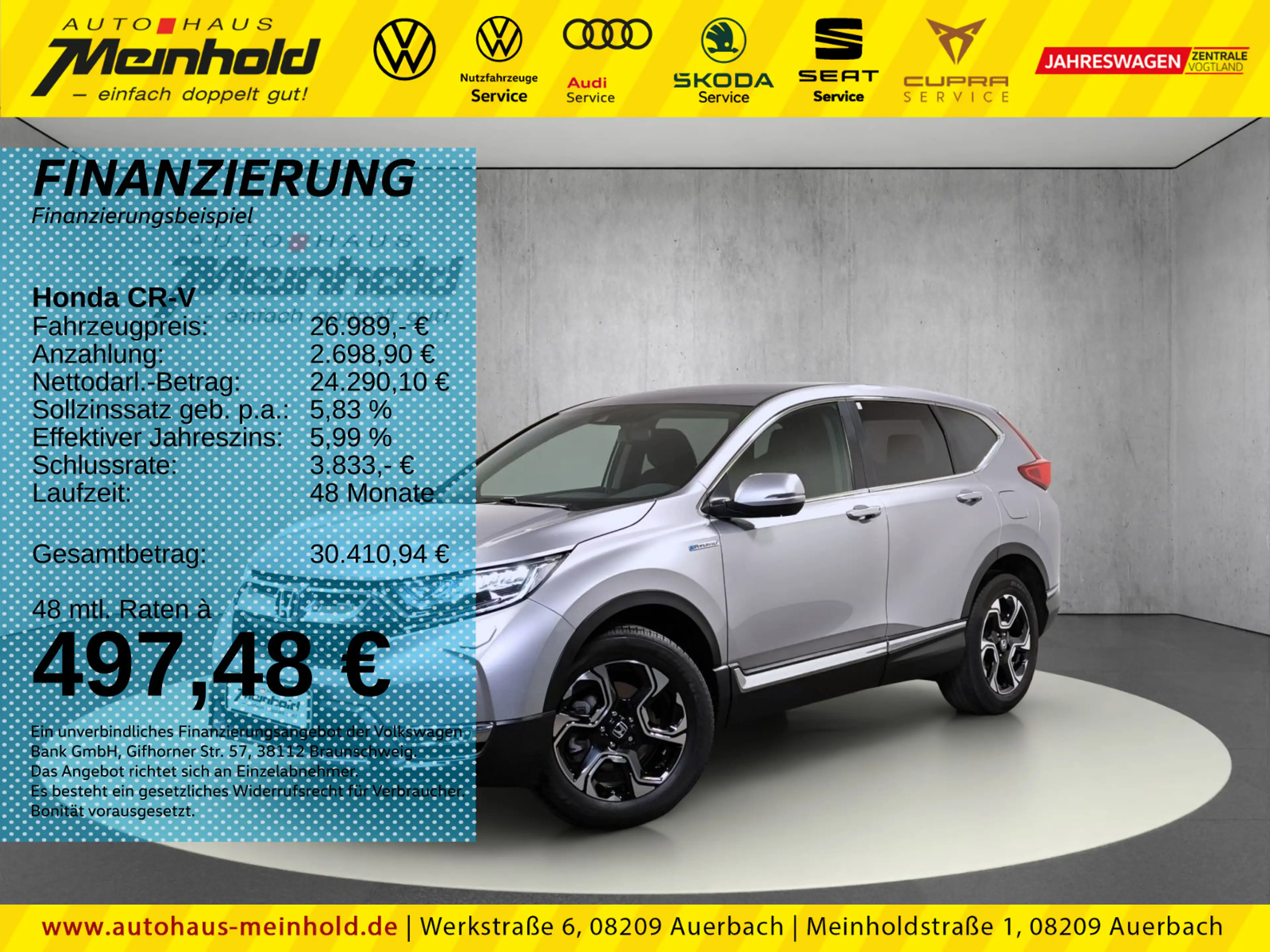 Honda CR-V 2.0 i-VTEC Hybrid 4WD Elegance Automatik