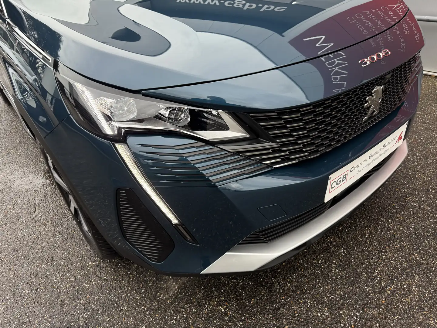 Peugeot 3008 12PureTech 130 GT PACK EAT8 CAM V+A OPENDAK FULL Bleu - 2