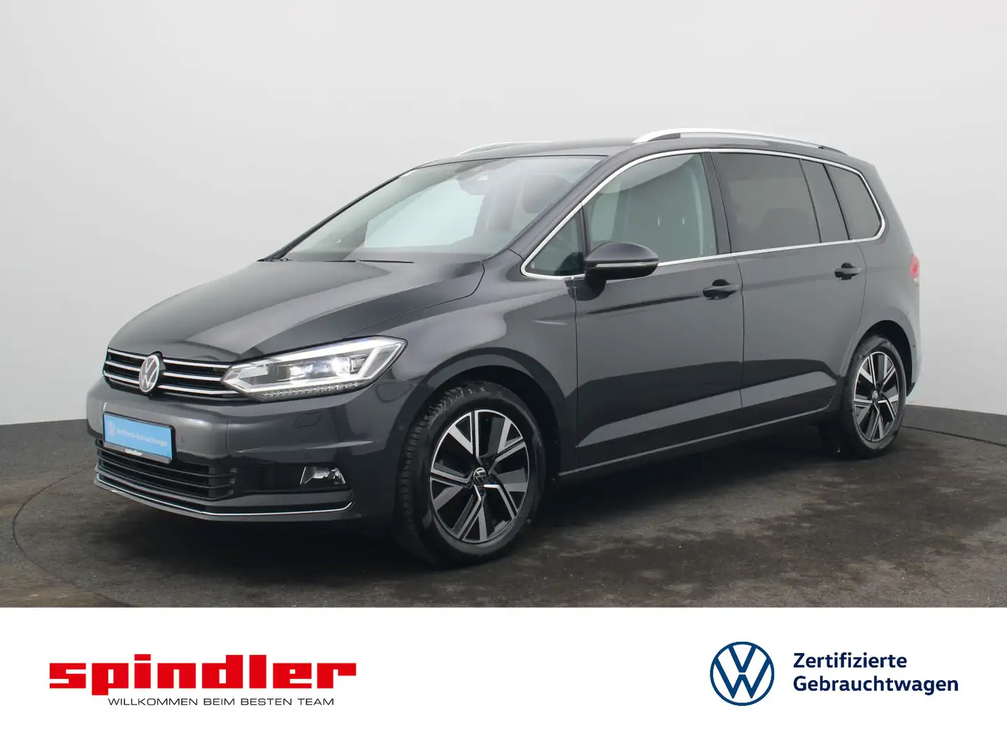 Volkswagen Touran Highline 2.0 TDI / ACC, AHV, LED, SH Gris - 1