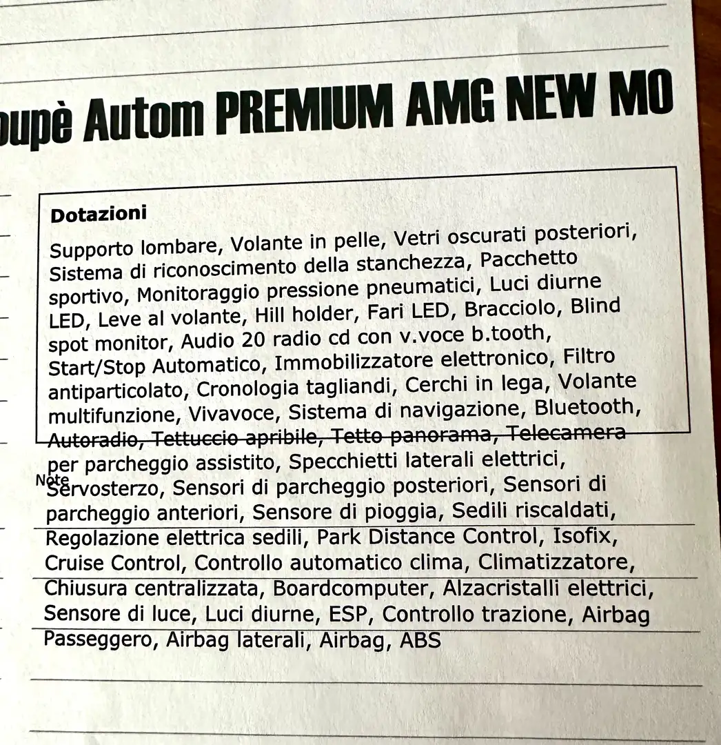 Mercedes-Benz 220 E - D Coupè Autom Premium AMG New Mo Wit - 1