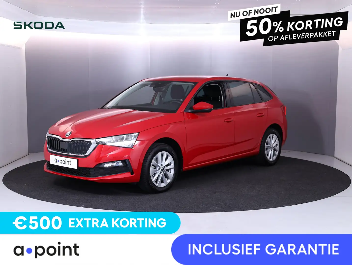 Skoda Scala 1.0 TSI Ambition 110 PK | Private lease vanaf 443, Rood - 1