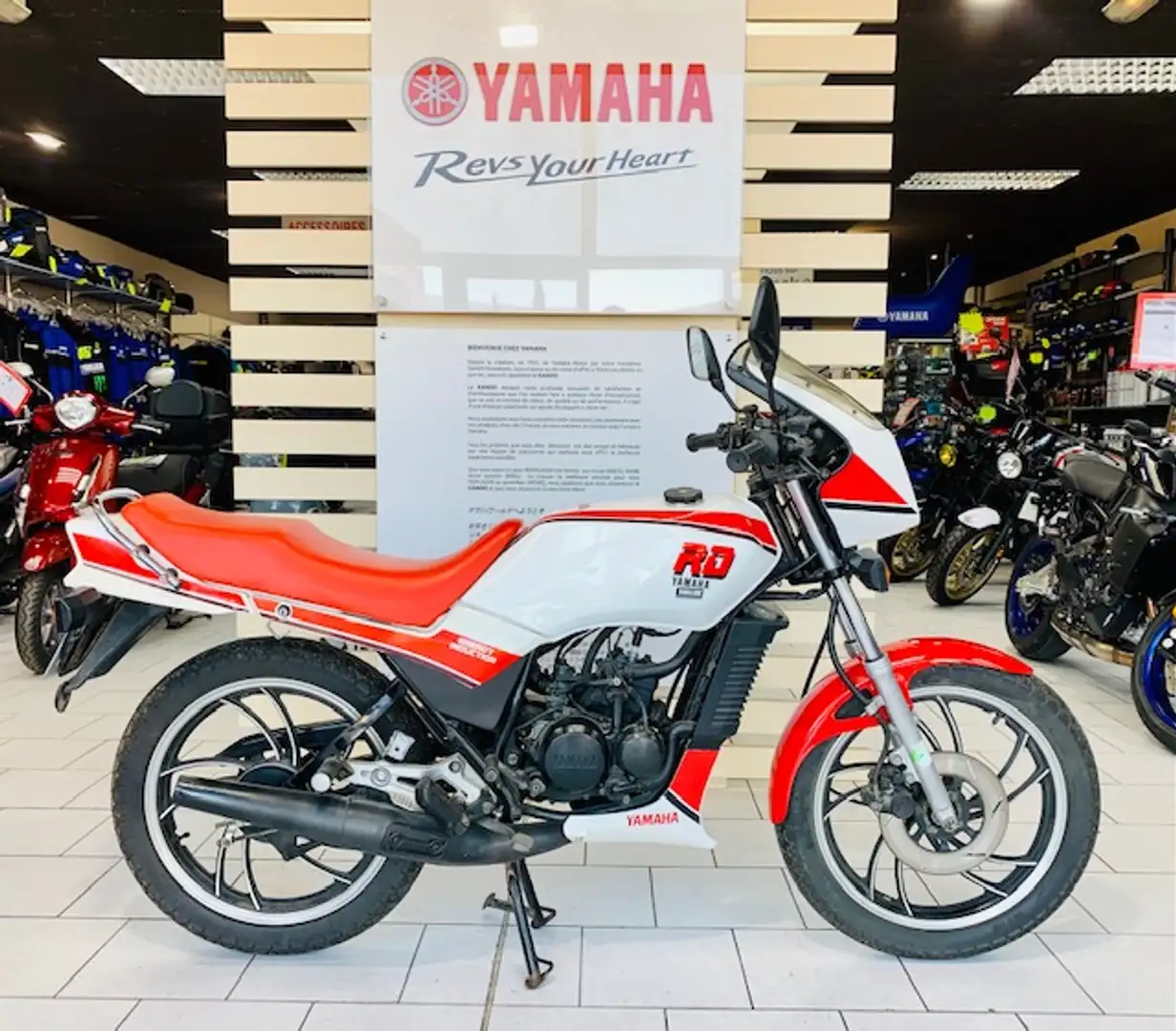 Yamaha RD 80 Blanc - 1