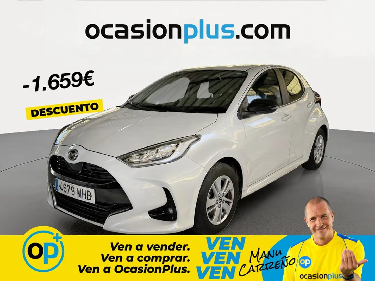 Mazda 2 Hybrid 1.5 Agile Comfort CVT 85kW Blanco - 1