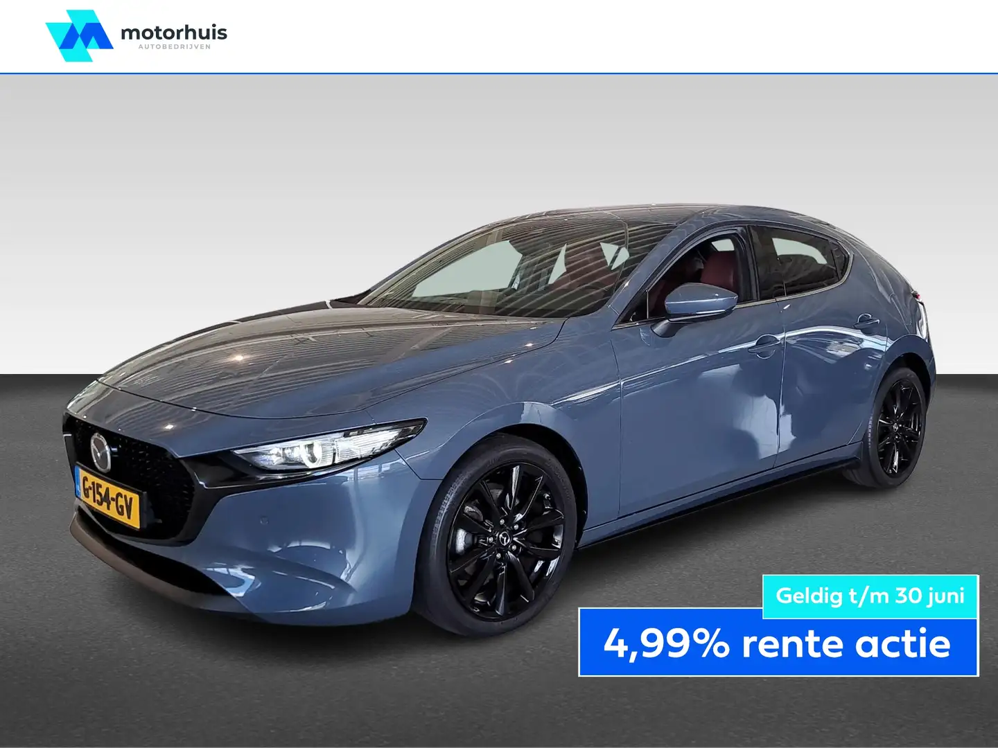 Mazda 3 Hatchback Skyactiv-X 180pk Luxury Gris - 1