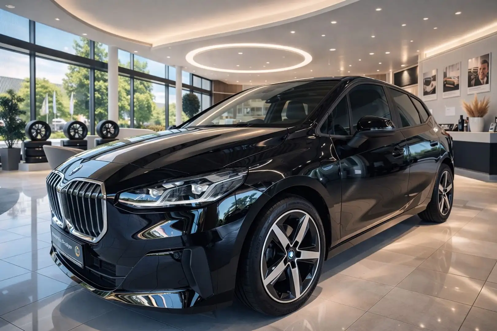 BMW 218 2 Active Tourer LED+Lenk/Sitzheizung+Parkassiste Noir - 1