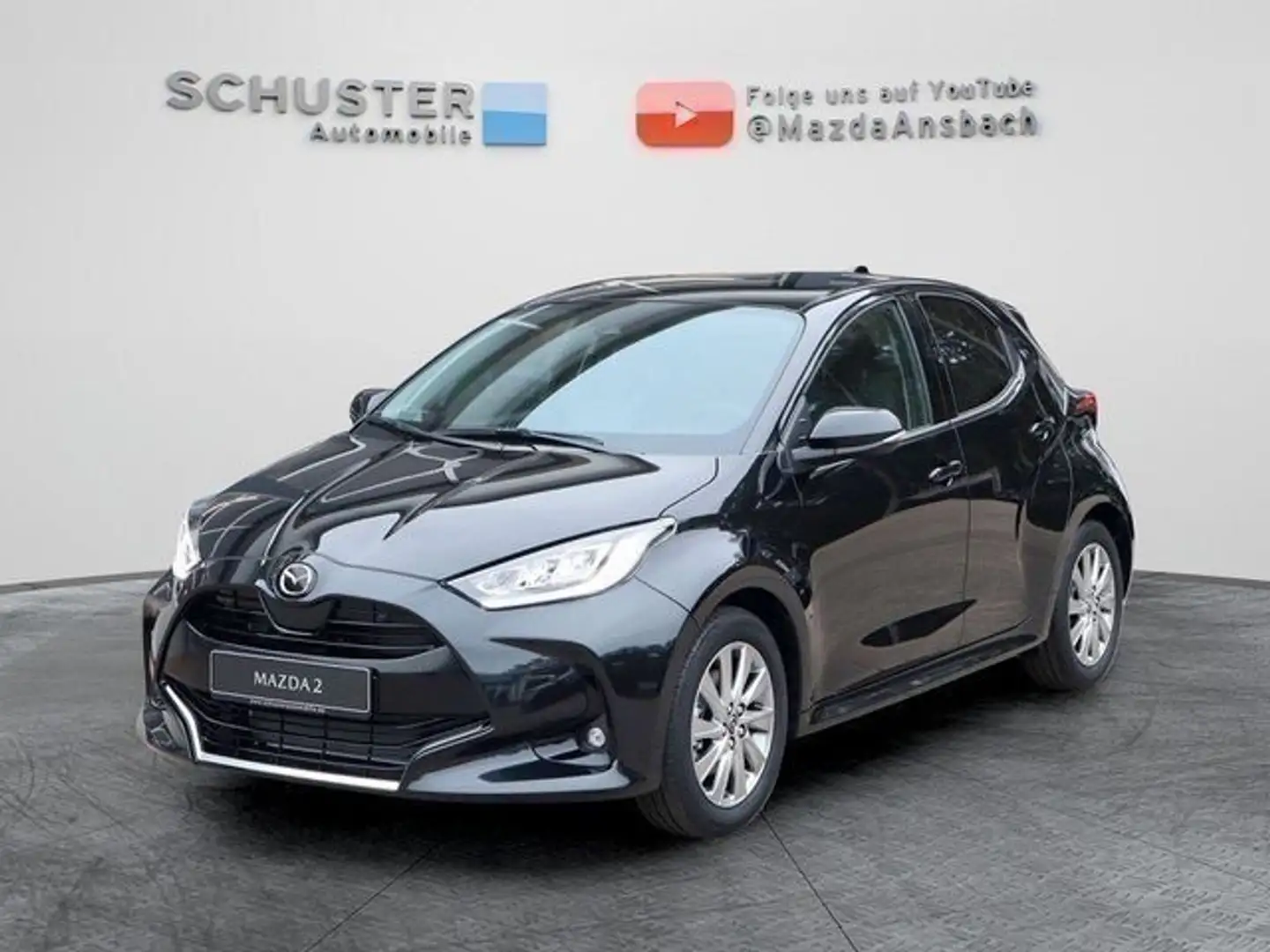Mazda 2 Hybrid Select Automatik Kamera/Head-up/LED/Pan Black - 1