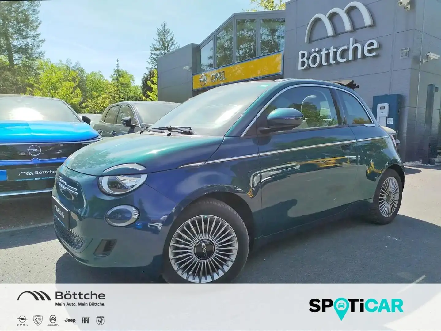 Fiat 500C e Grün - 1