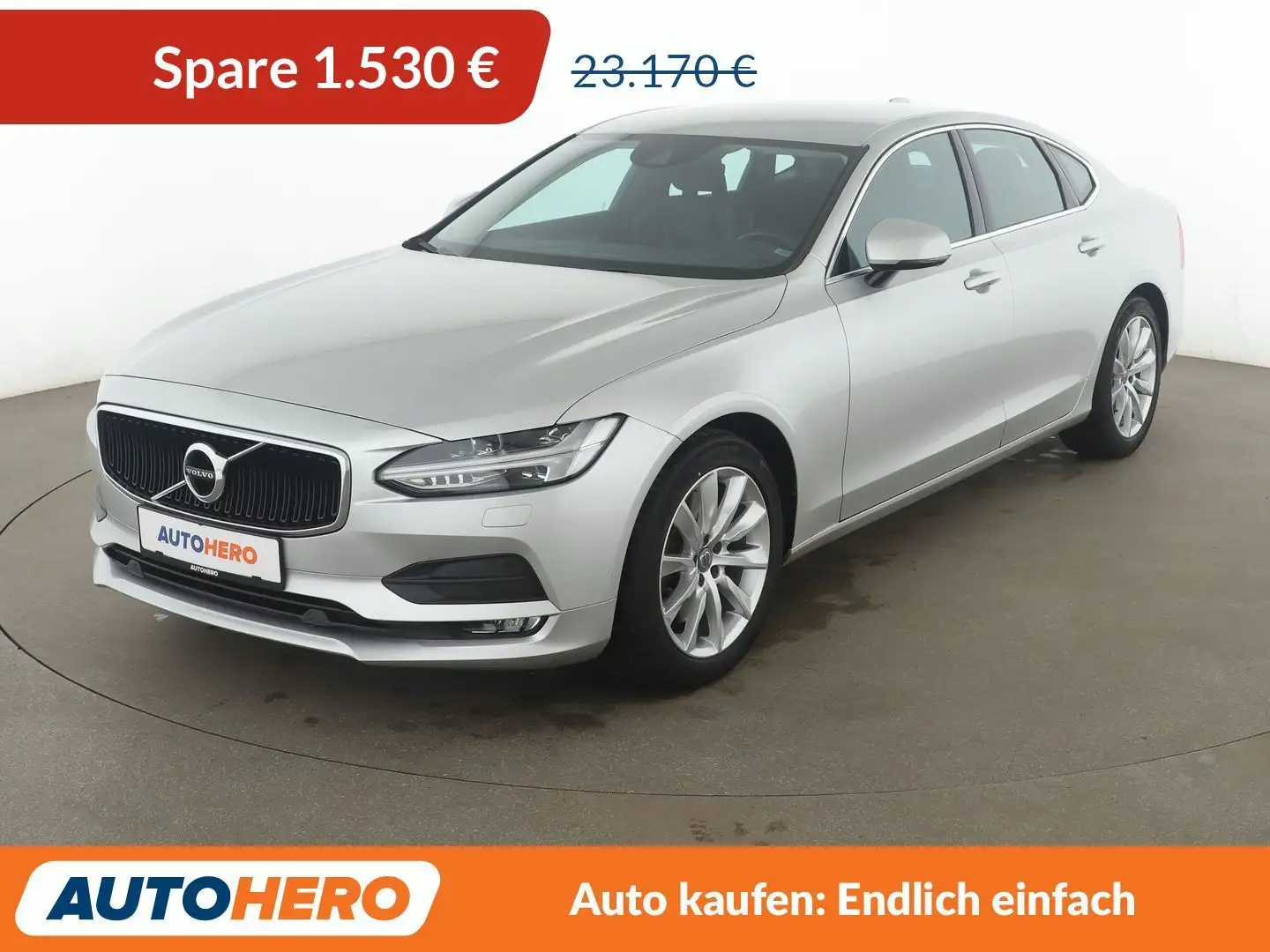 Volvo S90 2.0 T4 Momentum *NAVI*TEMPO*PDC*SHZ* Gris - 1