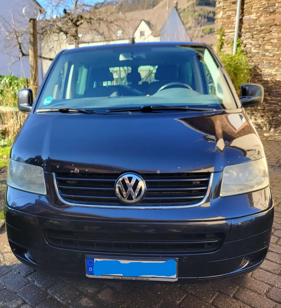 Volkswagen T5 Caravelle 2.5 TDI/langer Radstand/Navi/geeignet als Camper Fekete - 1