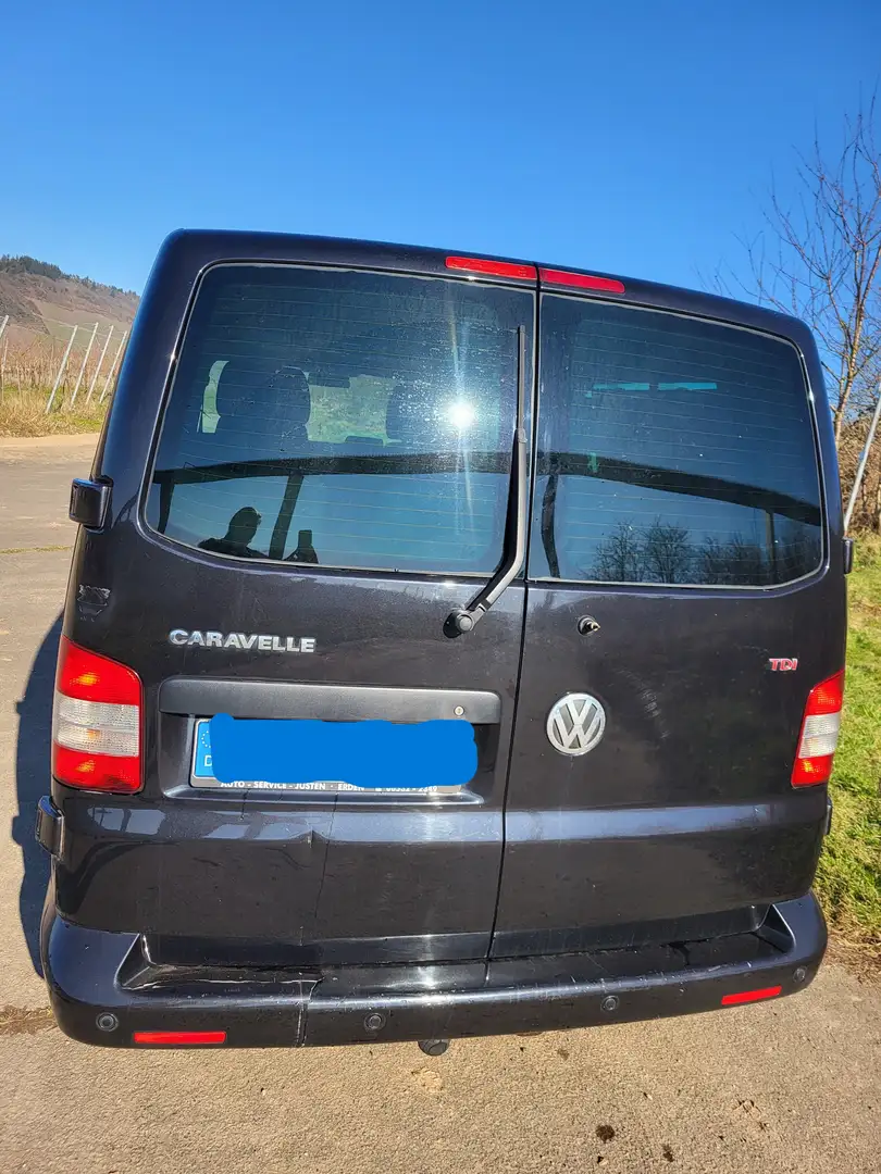 Volkswagen T5 Caravelle 2.5 TDI/langer Radstand/Navi/geeignet als Camper Fekete - 2