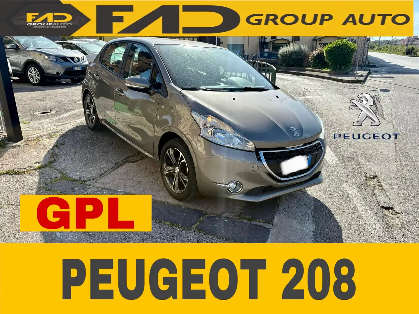 Peugeot 208 208 3p 1.4 vti 16v Allure gpl 95cv Grijs - 1