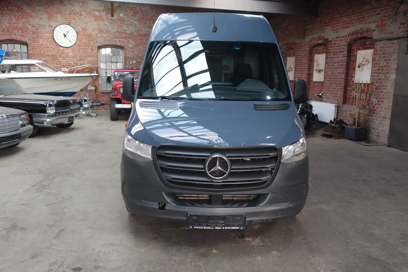 Mercedes-Benz Sprinter Kasten 314 L2 Klima Kamera TüvNeu Euro6 Grijs - 2