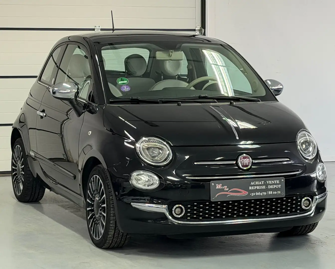 Fiat 500 500 1.2i Mirror 12/2019 Noir - 1