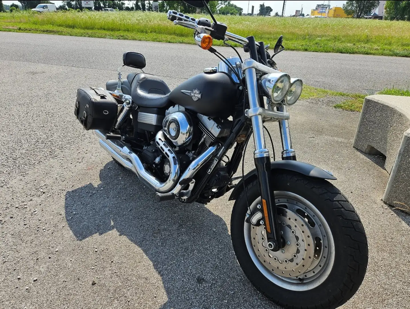 Harley-Davidson Fat Bob Black Edition permuto Epoca Nero - 1
