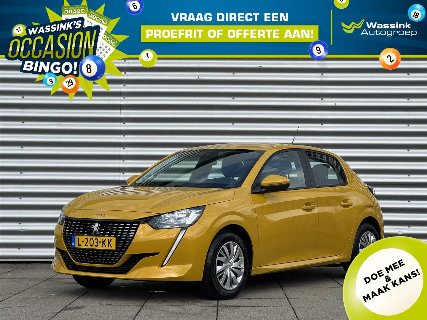 Peugeot 208 1.2 75pk Like | Cruise Control | Airco | Navigatie Giallo - 1