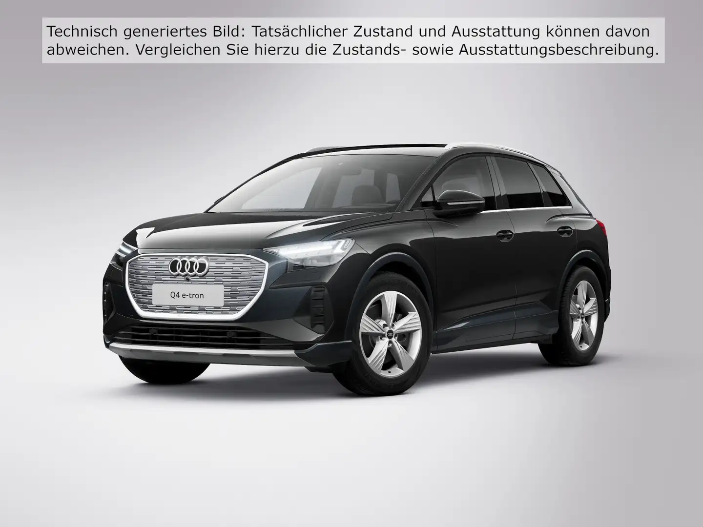 Audi Q4 e-tron 55 e-tron quattro 250 kW PANO AHK MATRIX HuD Schwarz - 2