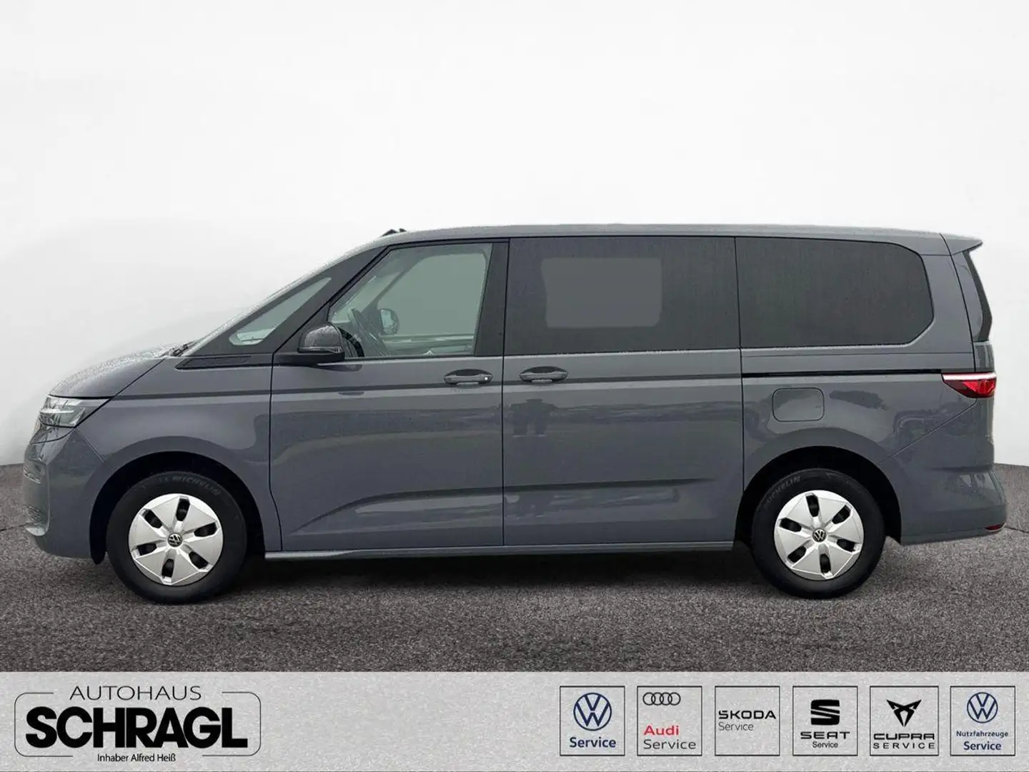 Volkswagen T7 Multivan 2.0 TDI DSG LR+7-SITZER+APP+LED+SHZ Grijs - 2