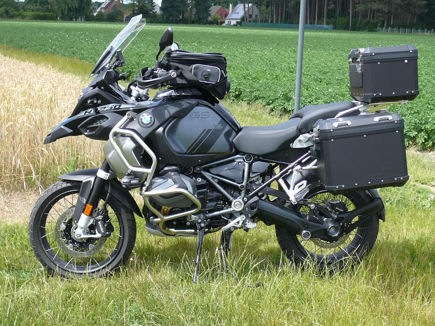 BMW R 1250 GS Adventure TRIPLE BLACK **1.350 KM** Noir - 1