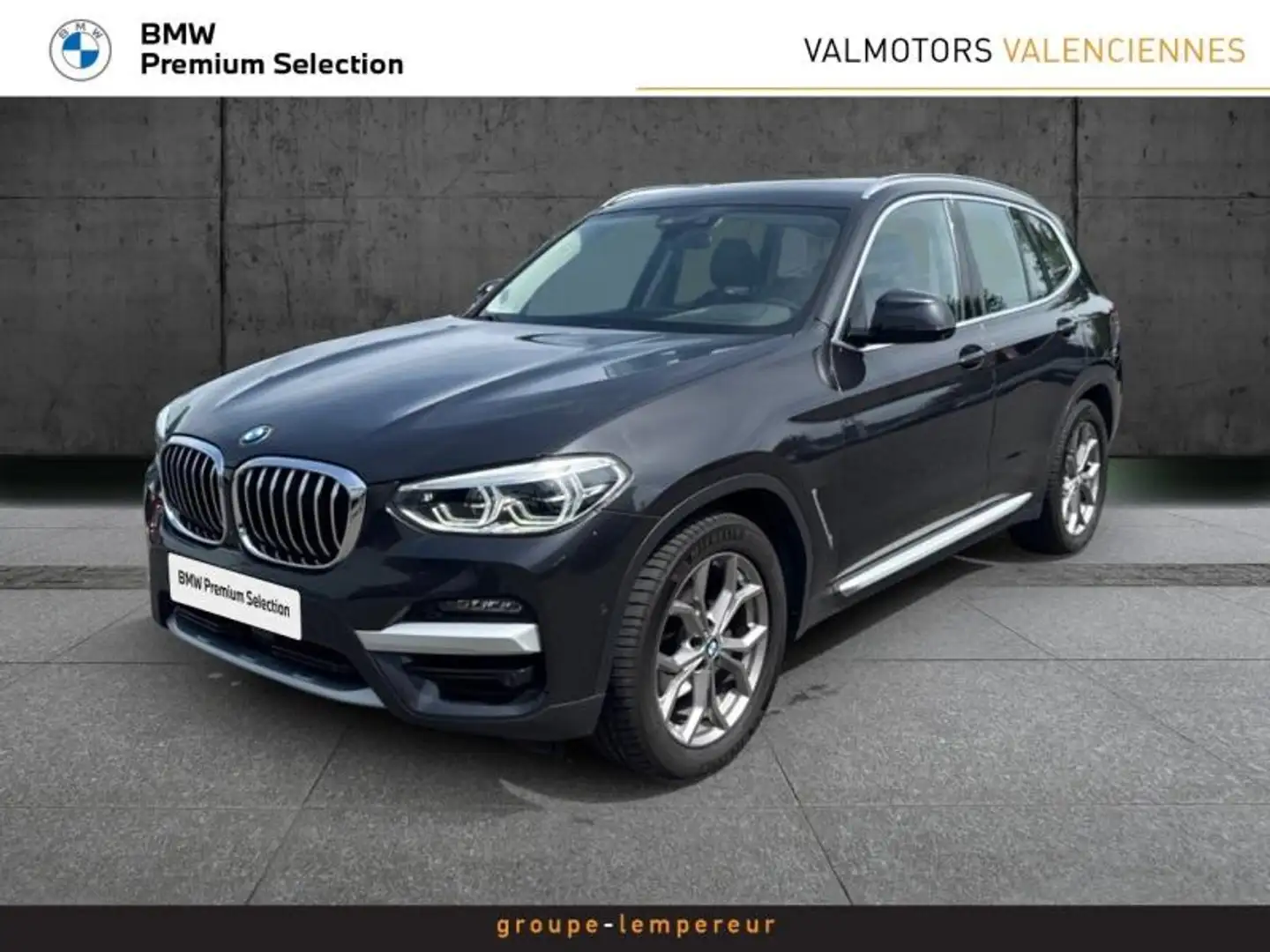 BMW X3 xDrive20dA 190ch  xLine Gris - 1