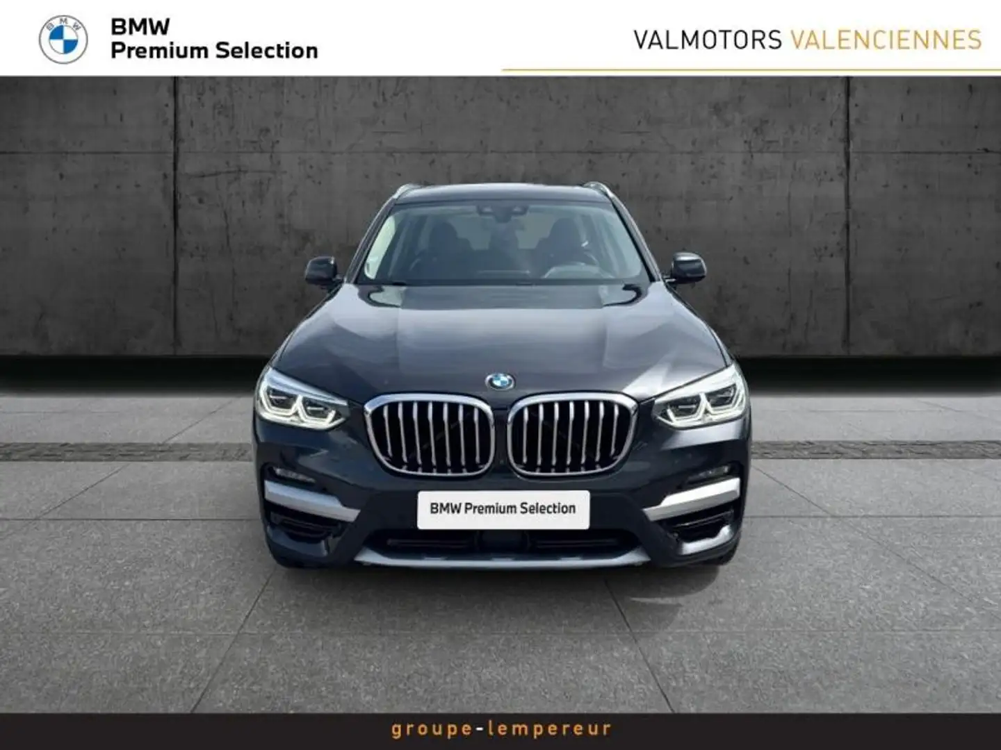 BMW X3 xDrive20dA 190ch  xLine Gris - 2