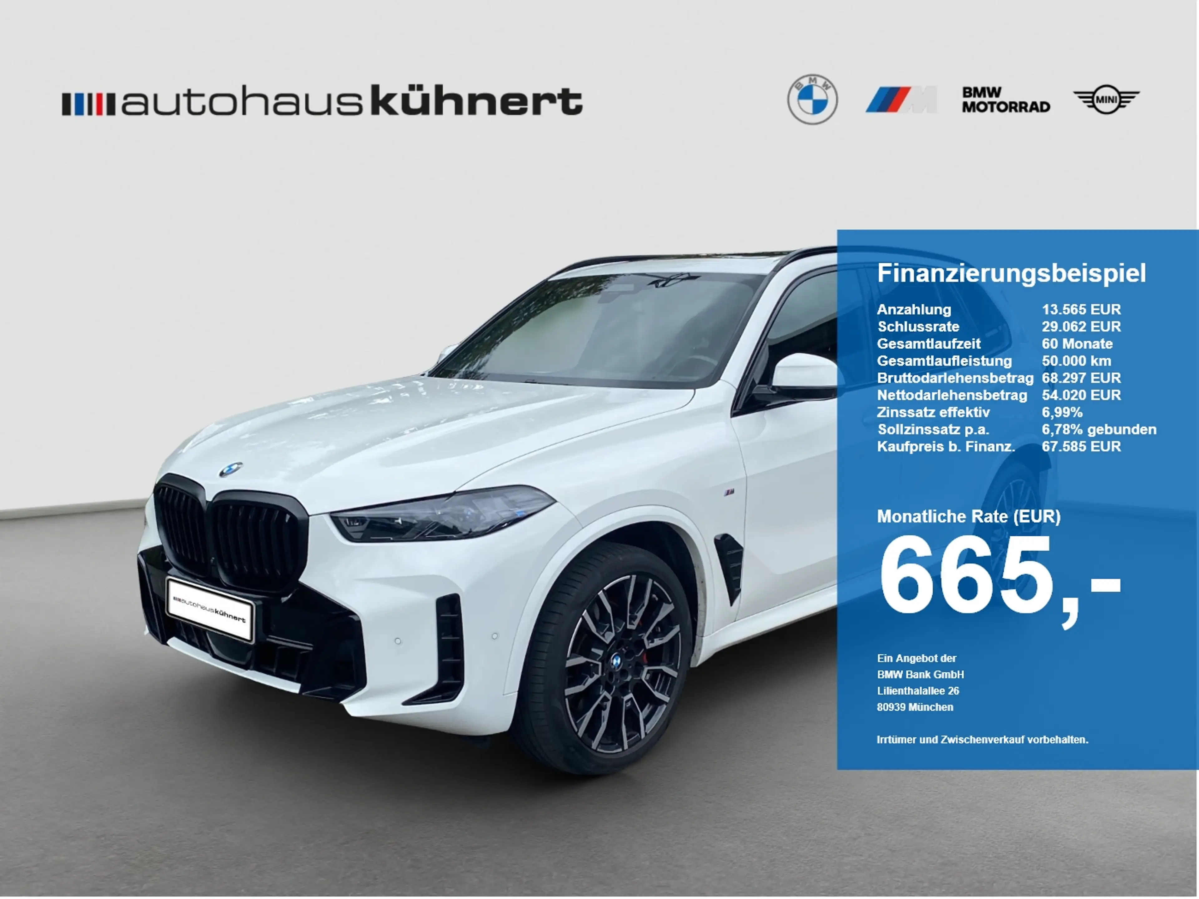 BMW X5 xDrive 30d M-Sport PRO ACC Luft Pano StHzg 360°