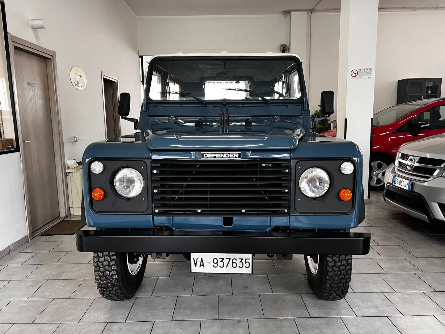 Land Rover Defender 90 2.5 td Hard Top Bleu - 2
