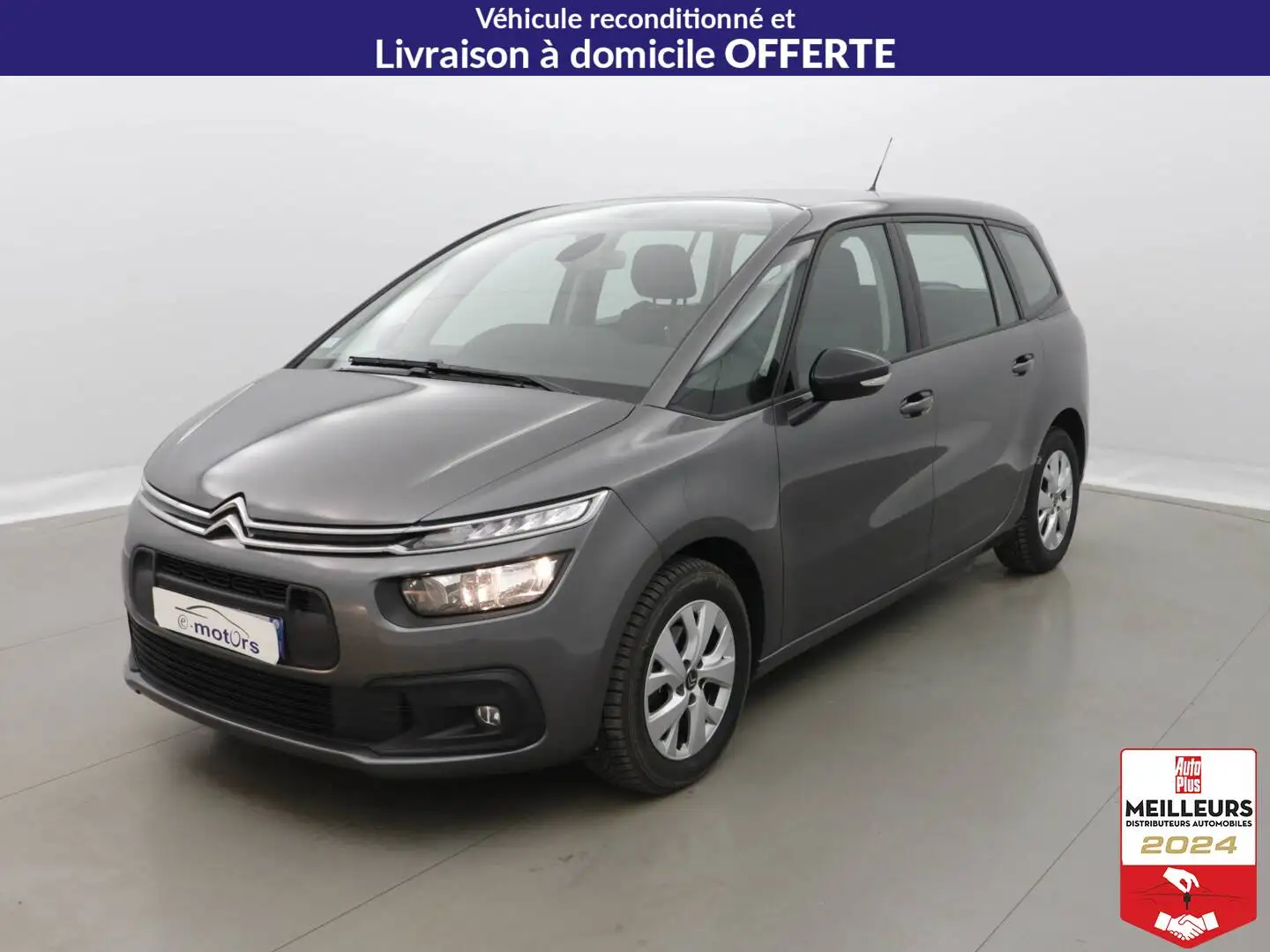 Citroen Grand C4 SpaceTourer BlueHDi 130 EAT8 Feel Gris - 1