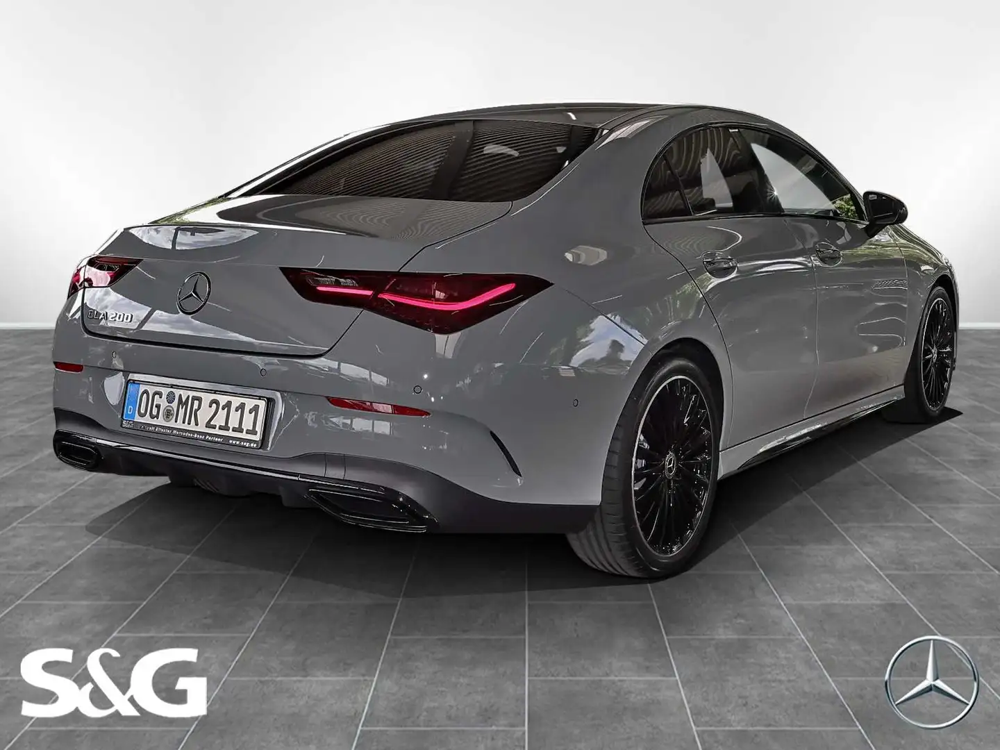 Mercedes-Benz CLA 200 Coupé AMG MBUX+RüKam+M-LED+AHK+Standhzg Grau - 2