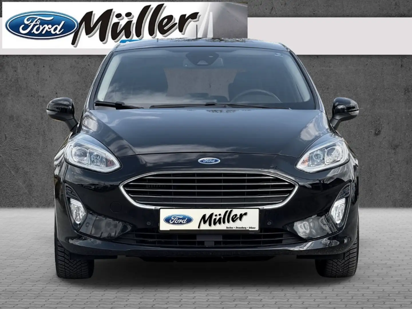 Ford Fiesta Titanium 1.0 EcoBoost Navi LED ACC Nero - 2