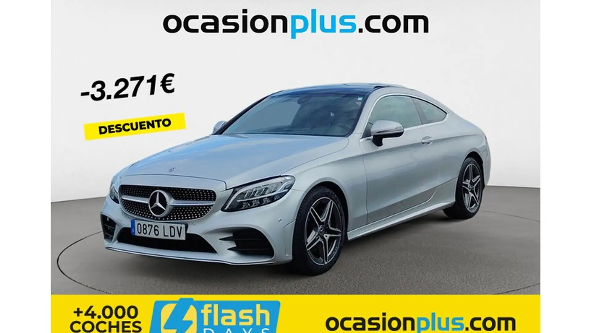 Mercedes-Benz C 220 Coupé 220d 9G-Tronic Plateado - 1