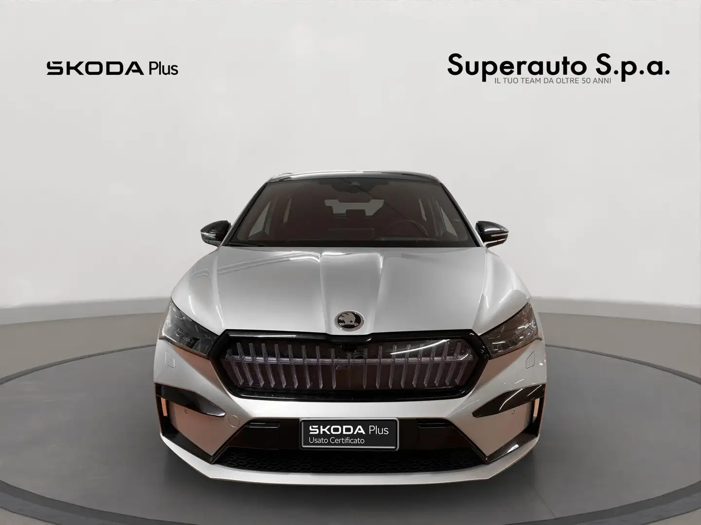 Skoda Enyaq 80 Plus Zilver - 2
