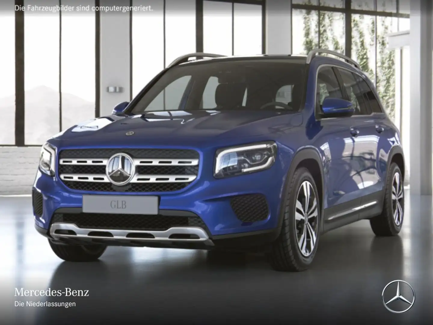 Mercedes-Benz GLB 250 PROGRESSIVE+PANO+AHK+MULTIBEAM+8G Blau - 2