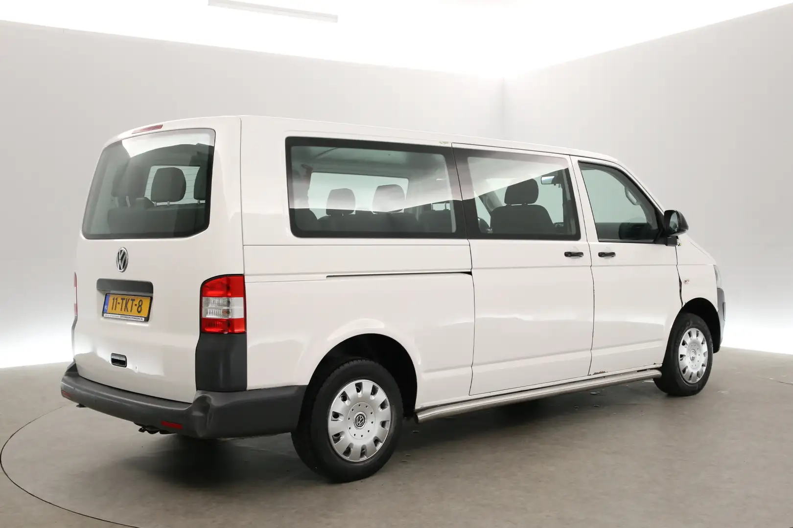 Volkswagen T5 Transporter 2.0 TDI L2H1 | MARGE | 9-Zits | Airco | Cruise | S Blanc - 2