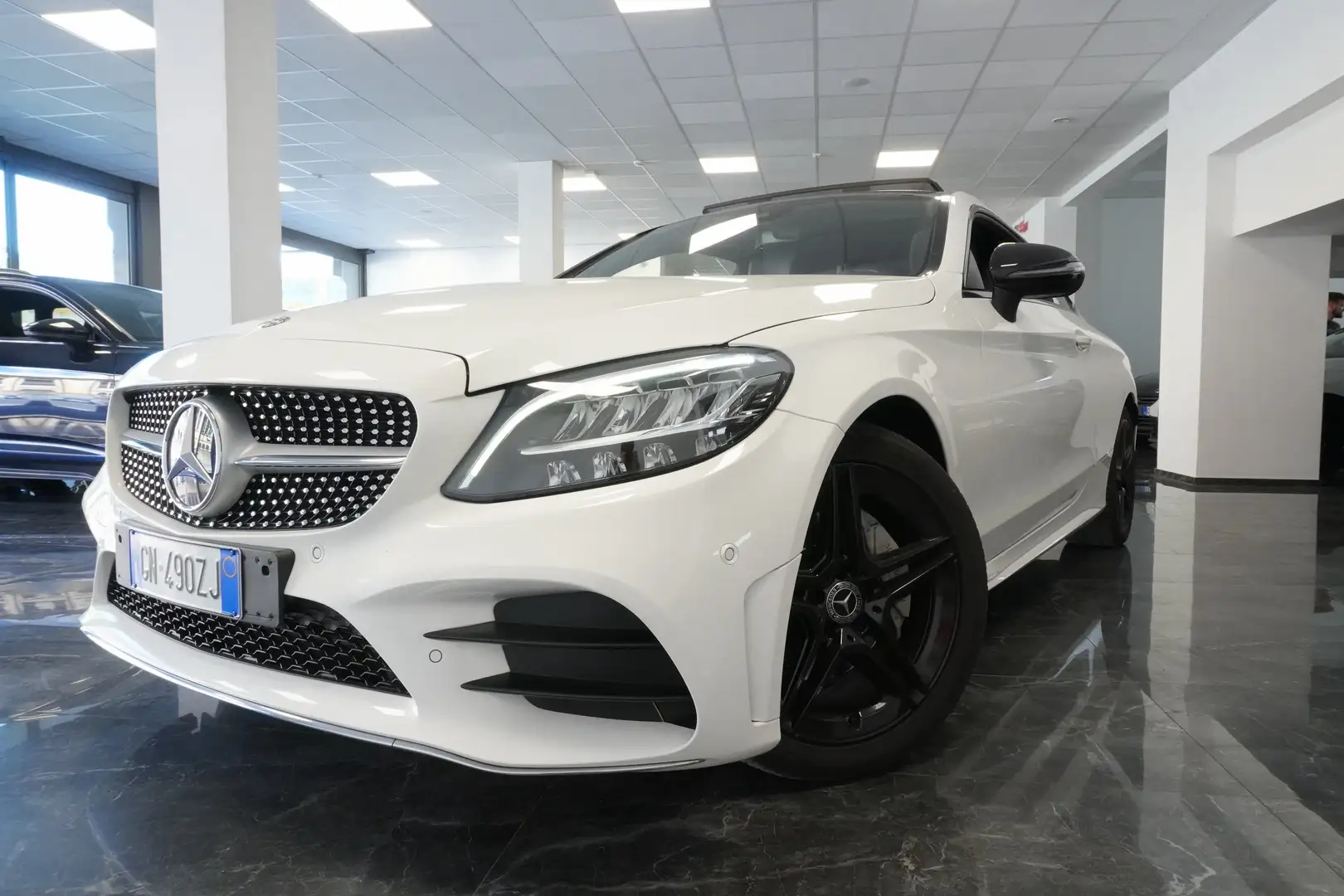 Mercedes-Benz C 200 Auto EQ-Boost Coupé Premium Plus Blanc - 1