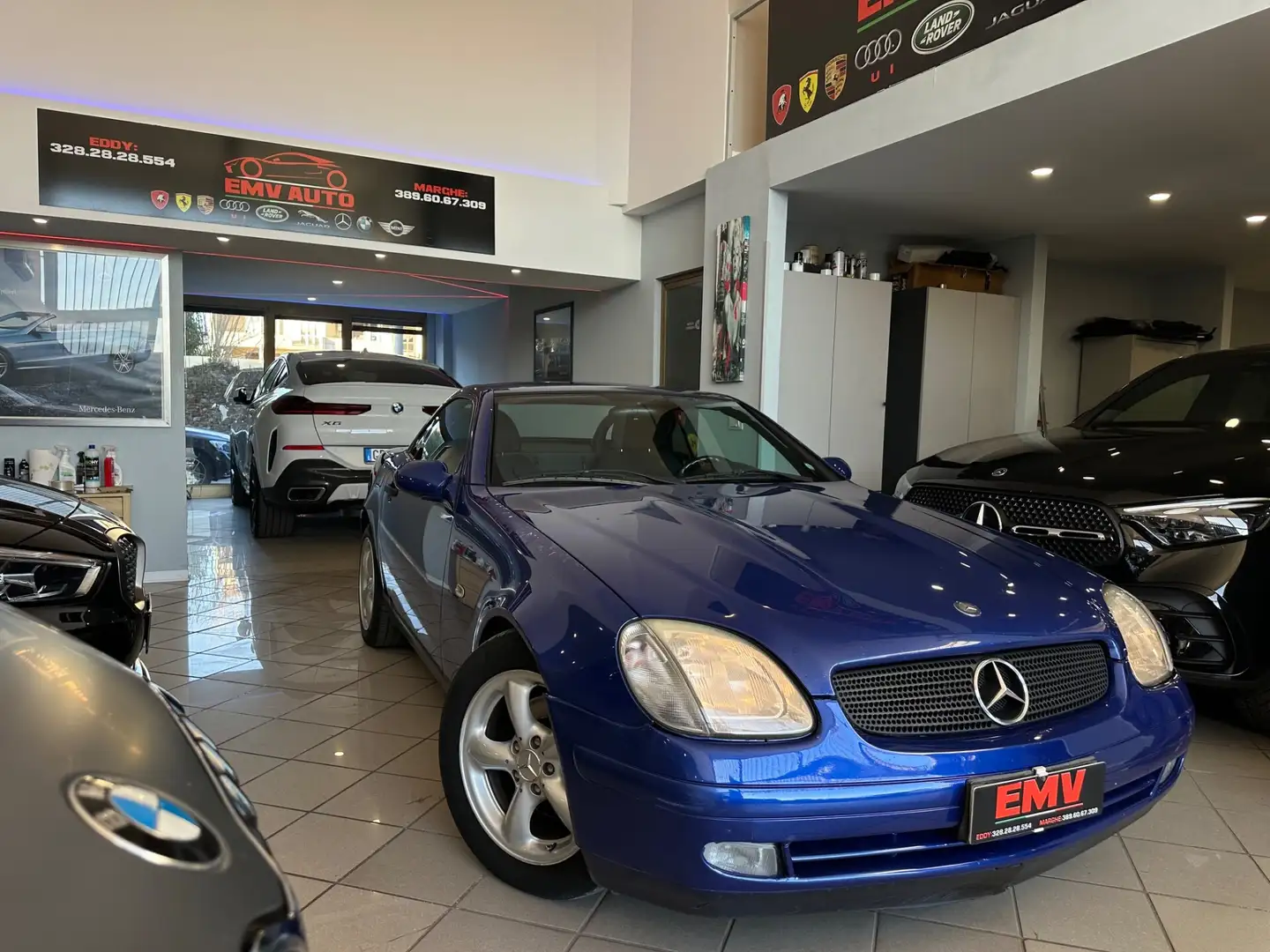 Mercedes-Benz SLK 200 cat CABRIO GPL BENZINA Blauw - 1