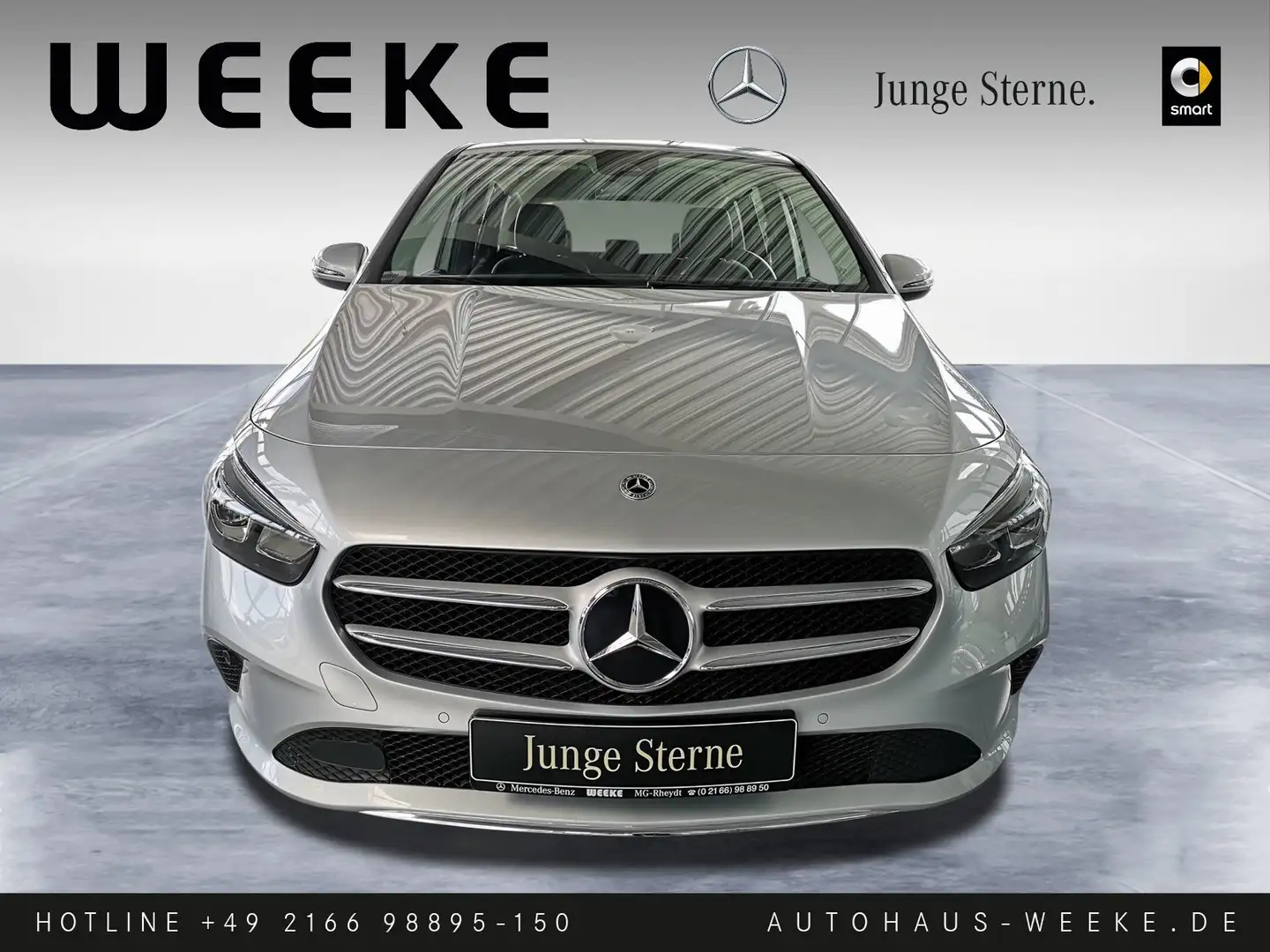Mercedes-Benz B 200 Progressive AUTOM+RÜCKFAHRKAM+SPIEGELPAKET Silber - 2